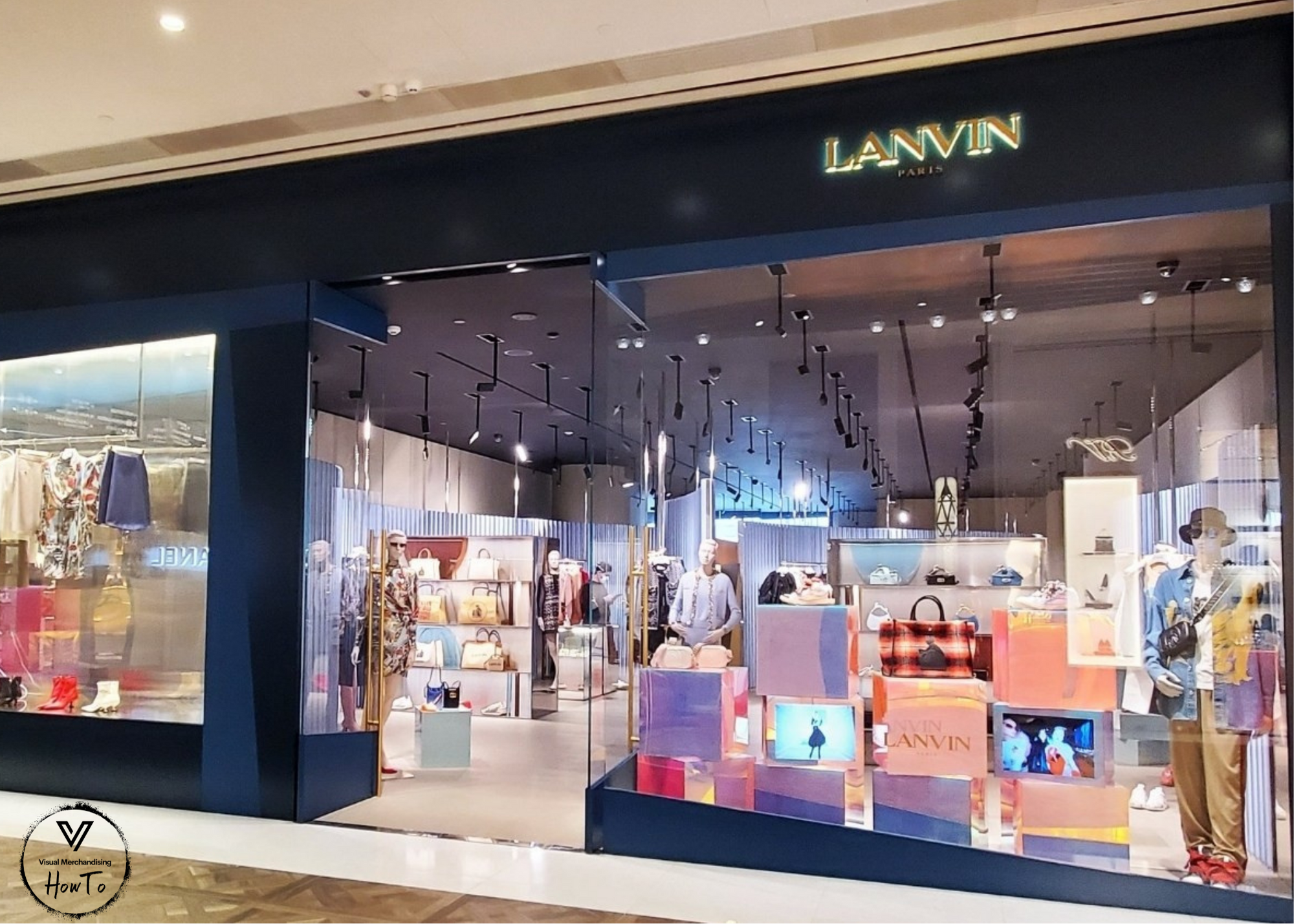 Window Display Example - Lanvin