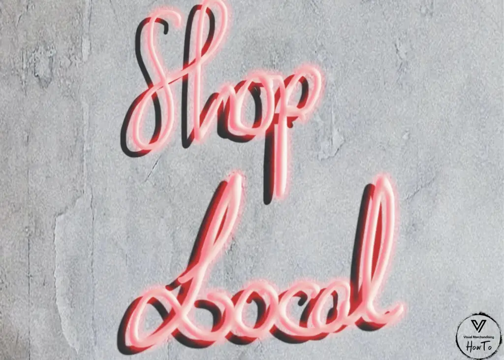 Visual Merchandising Trends- Shop Local Example